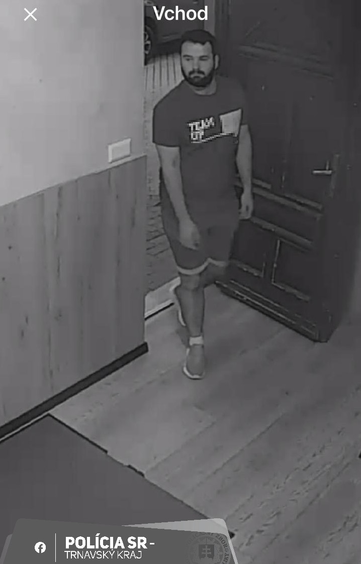 Polícia pátra po zlodejovi. 