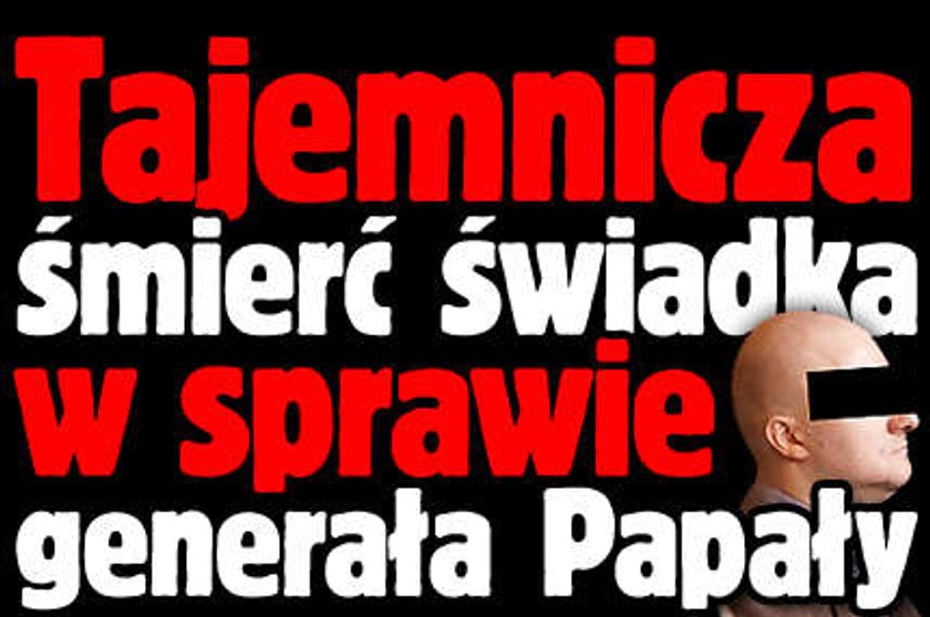 Nie żyje świadek w sprawie Papały