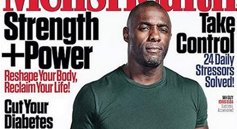 Idris Elba covers Men's Health magazine