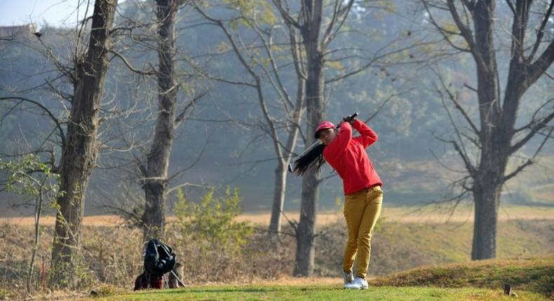 Pratima Sherpa, the daughter of labourers who work on the nine-hole Royal Nepal Golf Course, is tipped to be Nepal's first female golf professional