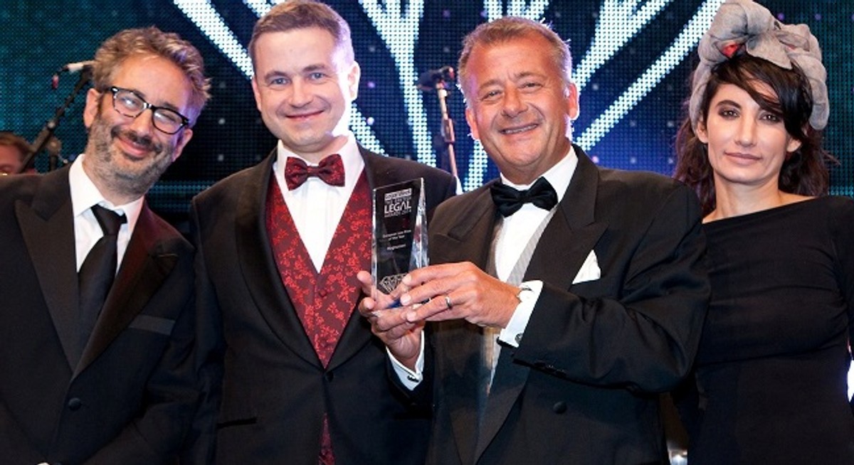 Per Magnusson, senior partner (na zdjęciu trzeci od lewej), oraz Mariusz Kowalski, partner oraz szef działu marketingu i komunikacji (na zdjęciu drugi od lewej).