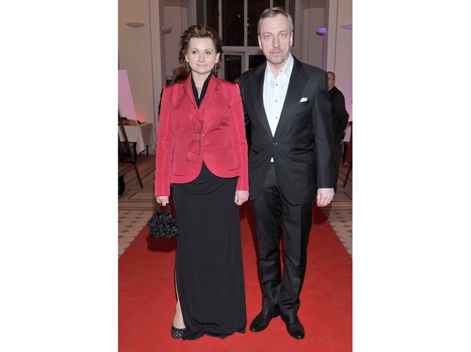 Bogdan Zdrojewski z żoną na XIV Balu Dziennikarzy