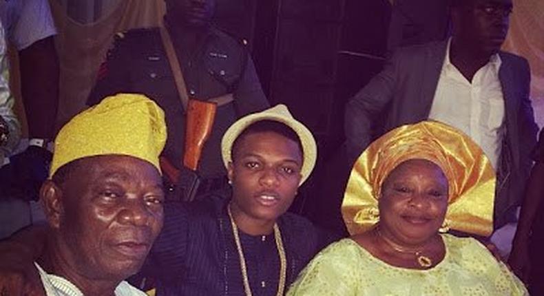 Wizkid and parents