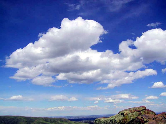 Cumulus humilis - piękna pogoda