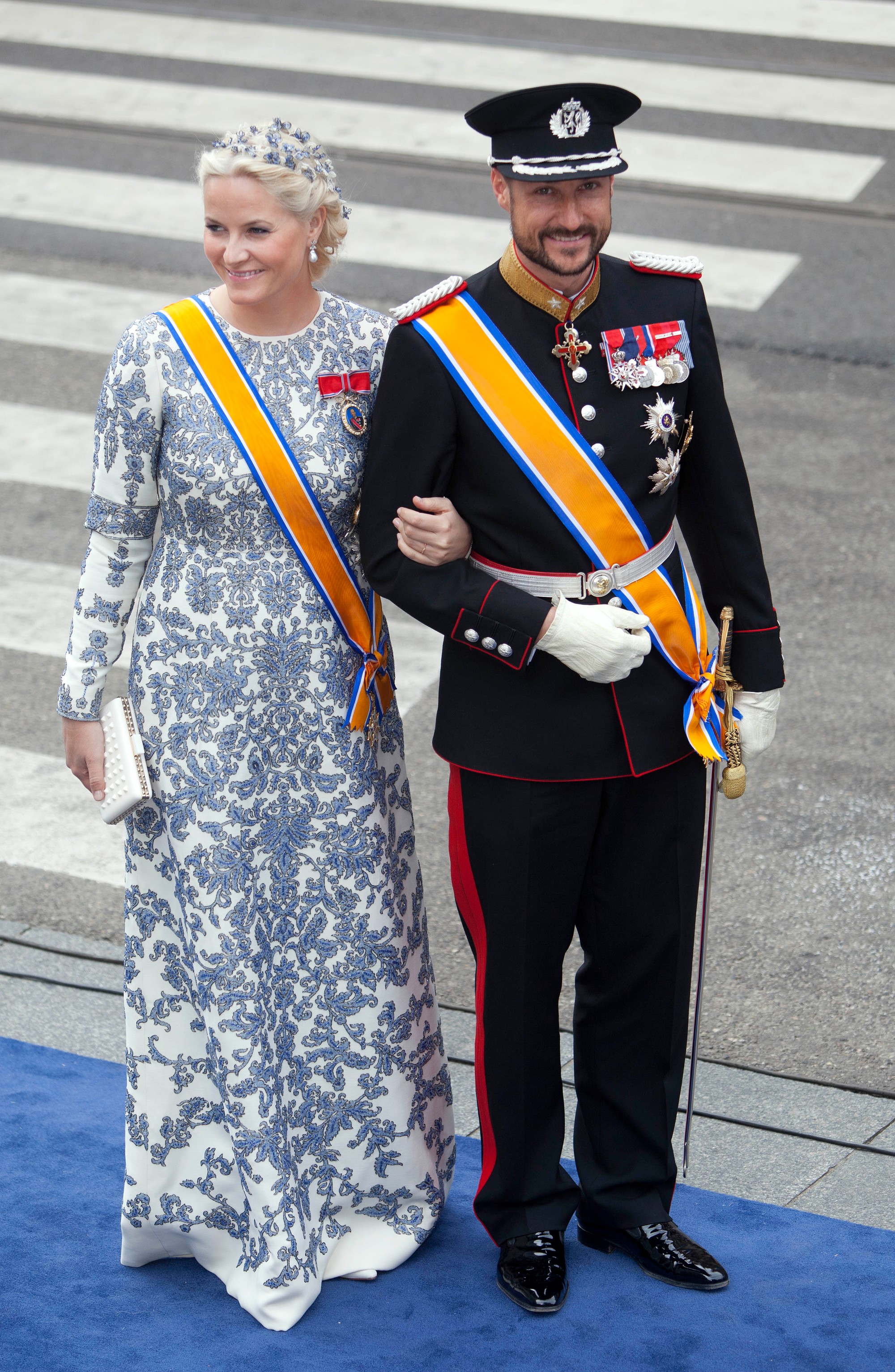 Kráľ Haakon VIII. a kráľovná Mette-Marit.