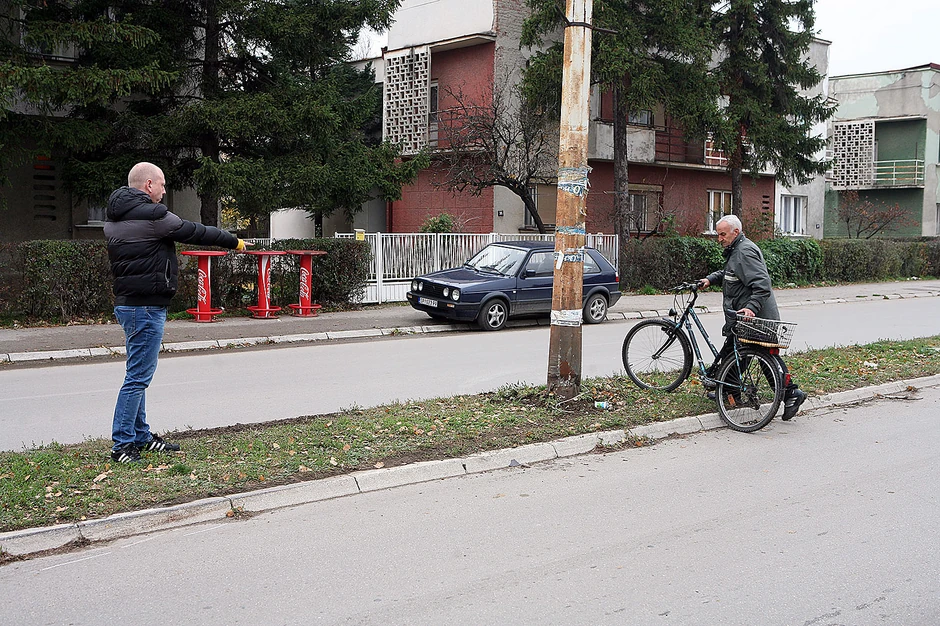 Stub u koji je udario vozač "tojote"  M. Đ.