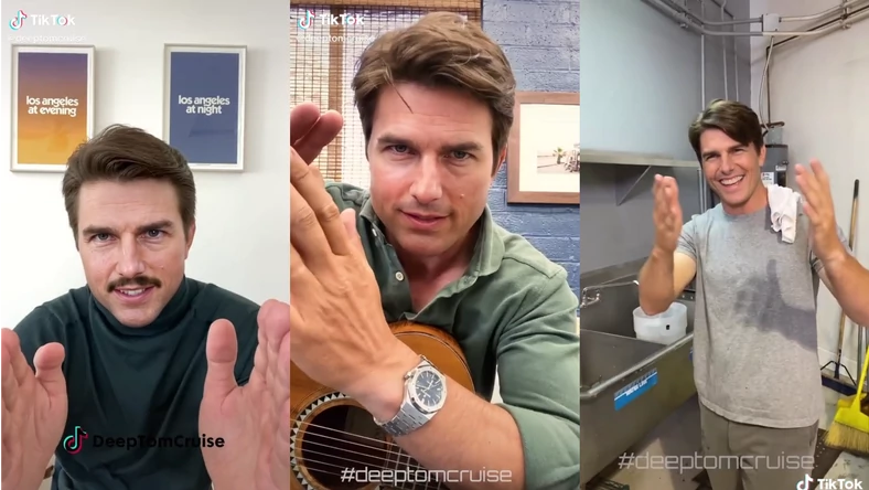 Deepfake'a doczekał się np. znany aktor Tom Cruise