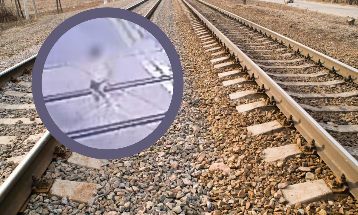 6-latek bawił się na torach kolejowych. Policjanci cudem zdążyli przed pociągiem [wideo]