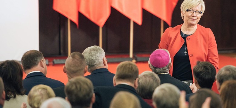 Przyłębska: Informacje o niewpuszczeniu dziennikarzy na konferencję w TK to pomówienia
