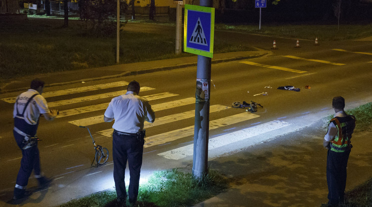 Itt történt a borzalmas baleset / Fotó: MTI- Varga György