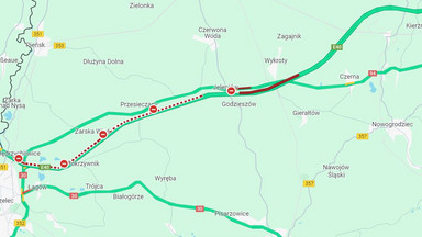 Karambol na autostradzie A4. Trasa zablokowana