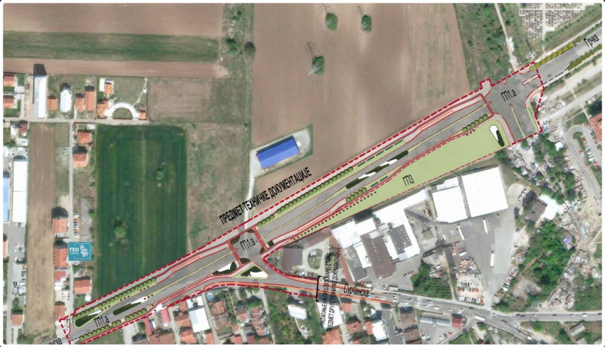 Spajanje Surčinske i Grčke ulice u Beogradu