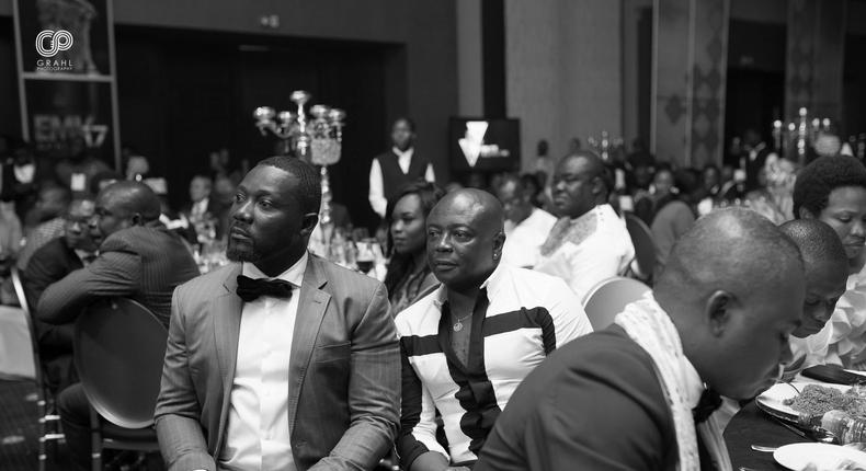 Abedi Pele at the 2017 Exclusive Men of the Year Awards.