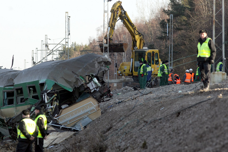 Katastrofa kolejowa,fot.PAP/Piotr Polak