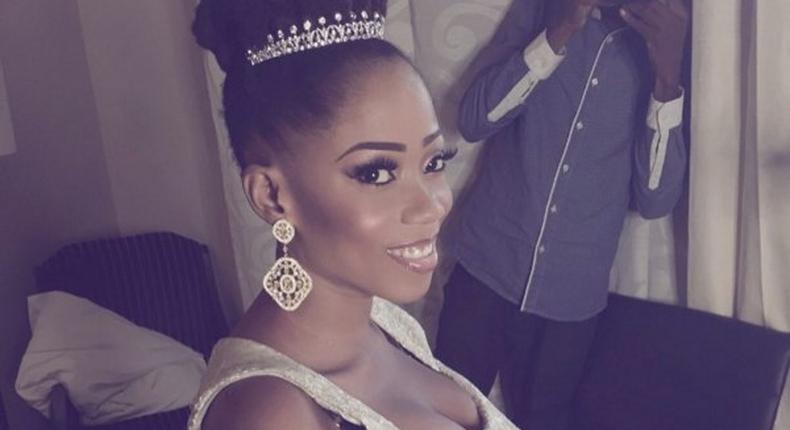 Tosyn Bucknor at her wedding