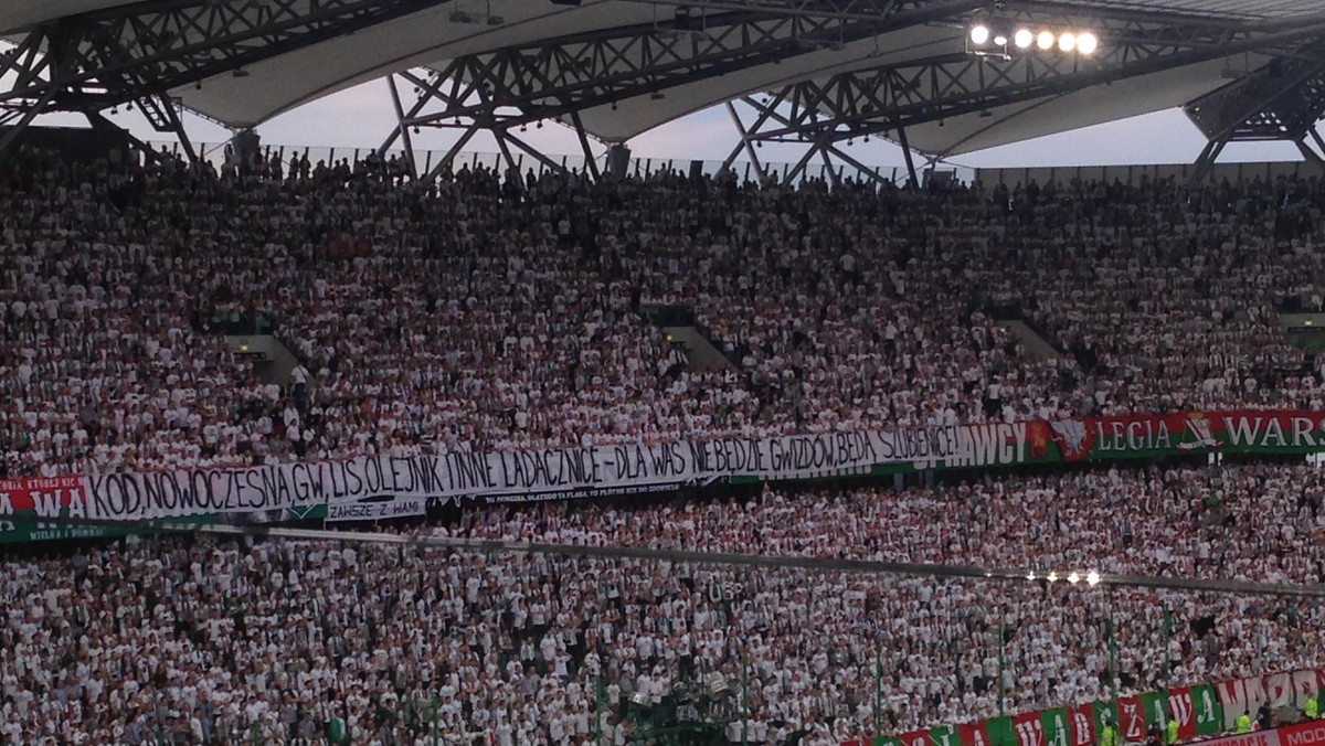 Legia Warszawa opozycja kibole kibice