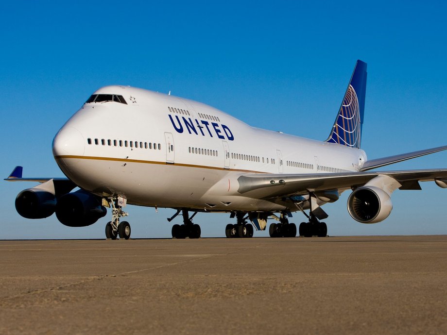 Boeing 747-400 linii United Airlines