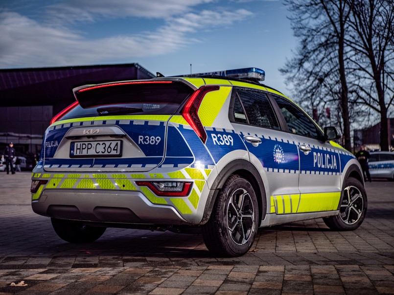Kia Niro - nowe radiowozy w śląskiej policji