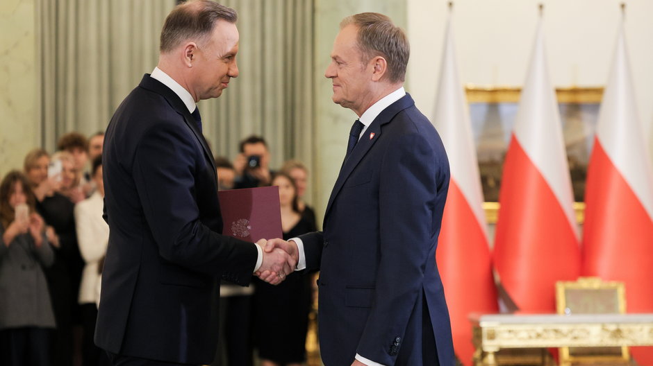 Andrzej Duda oraz Donald Tusk