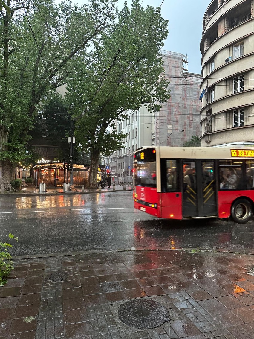 Pljuskovi u Beogradu