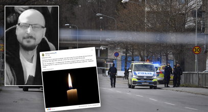 Szwedzki policjant nie wytrzymał po pogrzebie zastrzelonego Michała. Polały się łzy