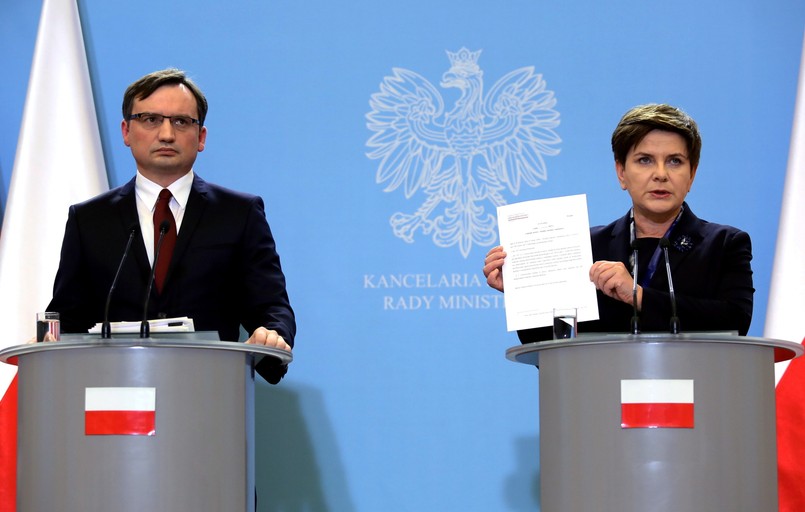 Beata Szydło i Zbigniew Ziobro