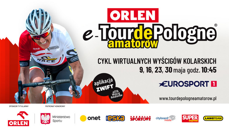 Kolarstwo: półmetek ORLEN e-Tour de Pologne Amatorów
