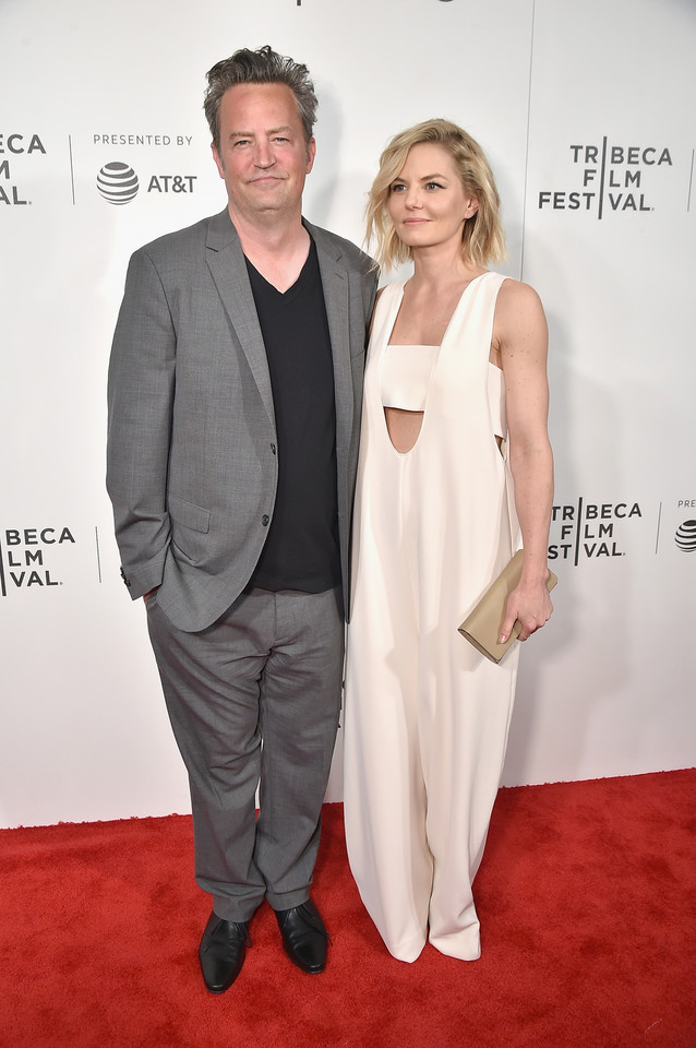 Matthew Perry i Jennifer Morrison na premierze filmu "The Circle. Krąg"