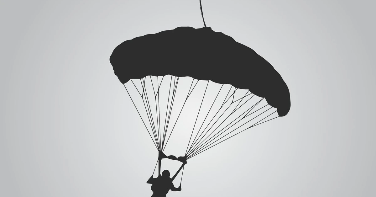 Spadochroniarze zderzyli się w powietrzu. Trafili do szpitala