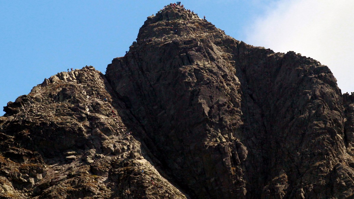 Tatry: Turyści utknęli w drodze na Rysy. Akcja TOPR