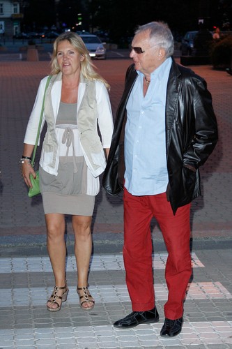 Jerzy Gruza i Tatiana Sosna-Sarno na premierze filmu 'Komisarz Blond i oko sprawiedliwości'