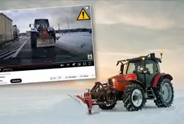 Ryzykują i wyprzedzają jeden za drugim. Sprowokował ich traktor [WIDEO]