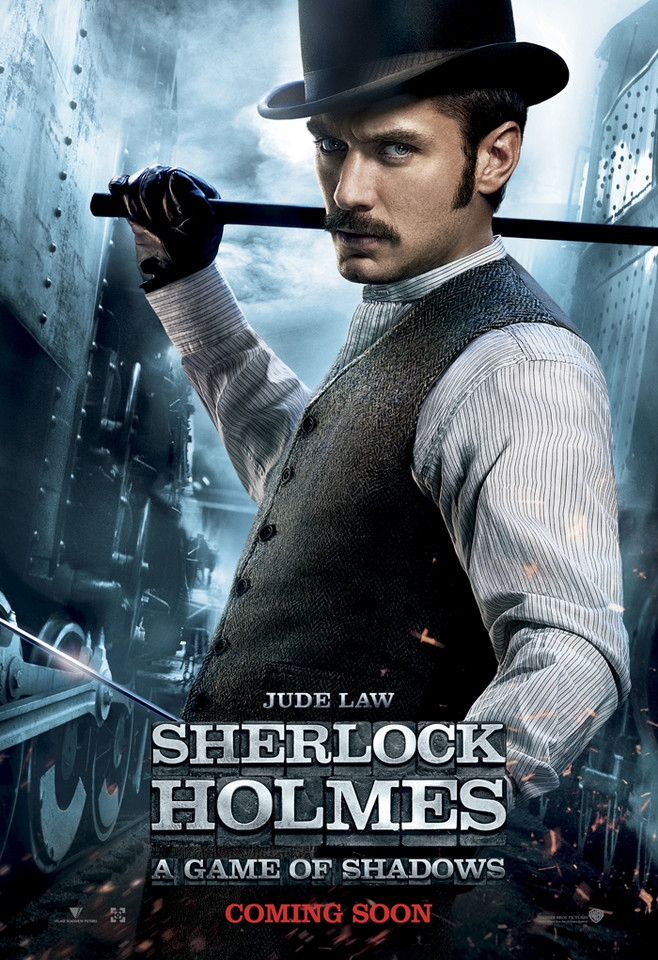 "Sherlock Holmes: Gra cieni" - plakat