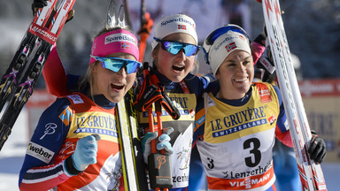 Tour de Ski: zwycięstwo Therese Johaug w Oberstdorfie, upadek i 17. miejsce Justyny Kowalczyk