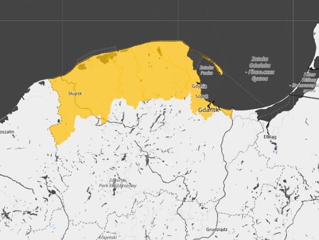 Na Pomorzu Gdańskim do wieczora również obowiązują alerty przed śniegiem