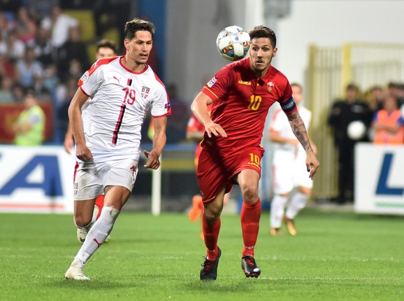 Stevan Jovetić neće moći da igra protiv Srbije zbog povrede