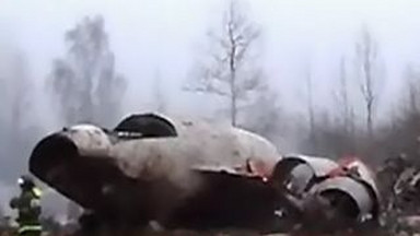 Nowy materiał z miejsca katastrofy Tu-154