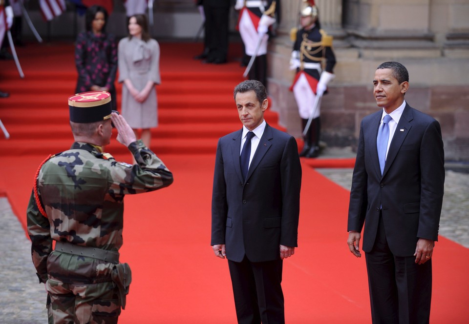 FRANCE USA OBAMA SARKOZY