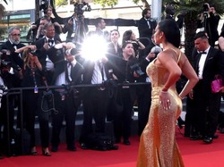 "Nareszcie z klasą". Georgina Rodriguez sprostała wymaganiom czerwonego dywanu w Cannes [FOTO]