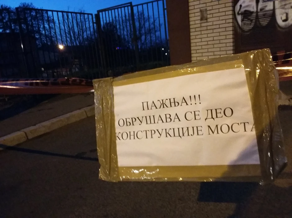 Obaveštenje kod stanice vozova