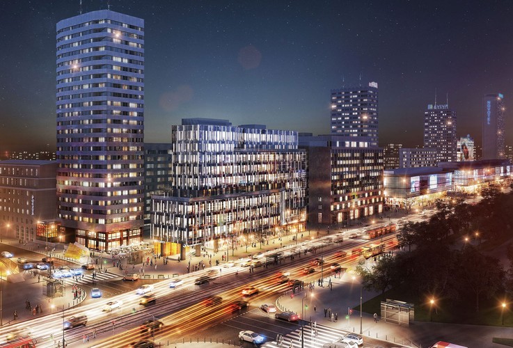 Centrum Marszałkowska będzie będzie miał dziesięć pięter z trzema podziemnymi kondygnacjami. Dwie najgłębiej położone kondygnacje przeznaczone są na parking na którym pomieści się około 100 samochodów.