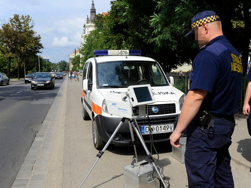 Straż miejska łapie na fotoradar