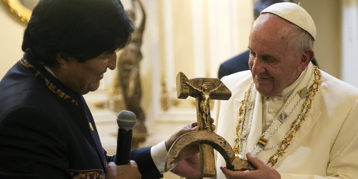 papież franciszek w boliowi