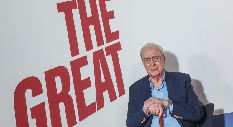 Michael Caine at the world premiere of The Great Escaper, his latest — and possibly last — film.Mike Marsland/WireImage