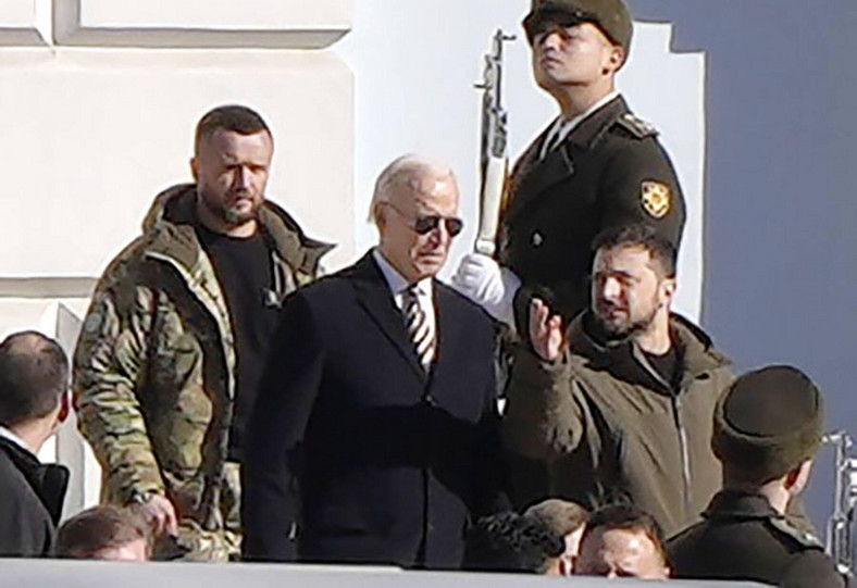 Joe Biden z niespodziewaną wizytą w Kijowie, 20.02.2023