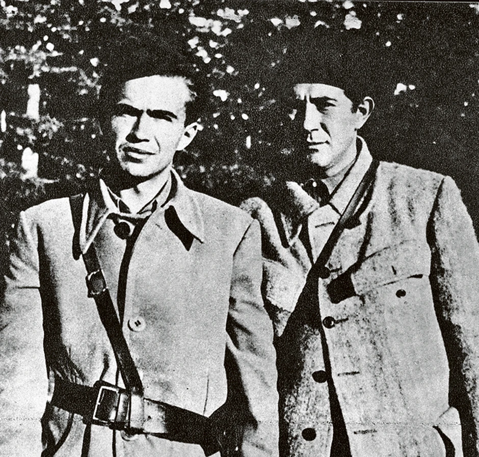 Ivo Lola Ribar i Milovan Đilas  foto wikipedia