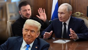 Tramp, Putin, Zelenski 