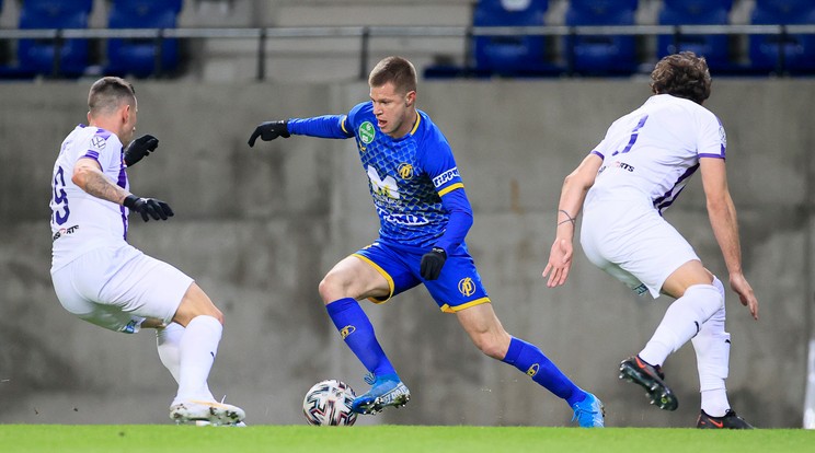 Géresi (jobbra) góljával nyert a Puskás, és került közelebb a bajnoki ezüst-éremhez / Fotó: PAFC-Ujpest Puskáks Akadémia  