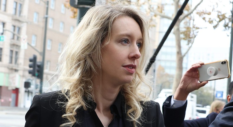 Former Theranos CEO Elizabeth Holmes.Justin Sullivan/Getty Images