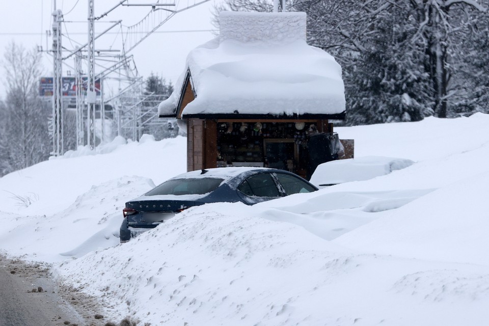 Zakopane pokryte śniegiem